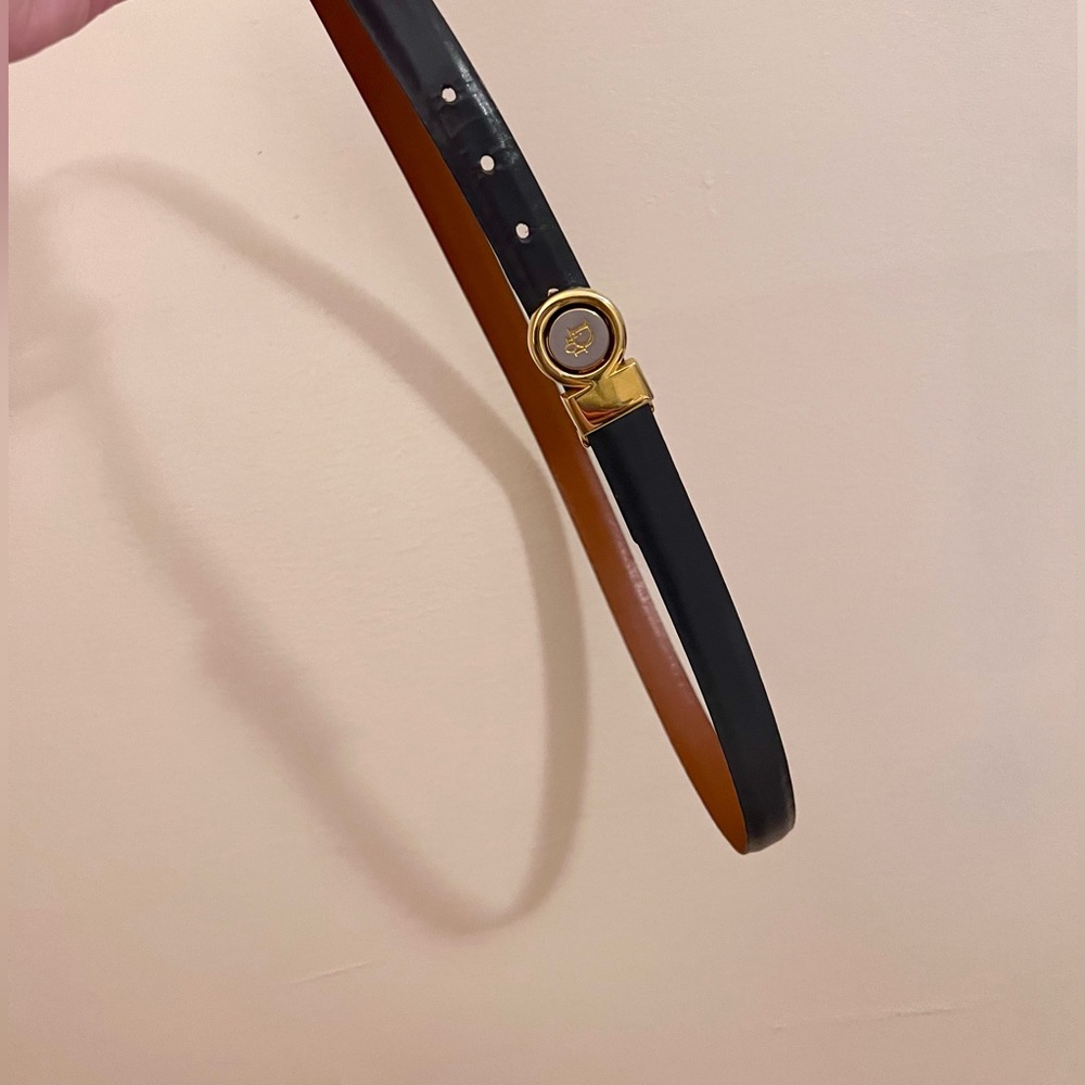 Dior Vintage Skinny Waist Belt